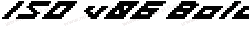 ISO v06 Bold字体转换